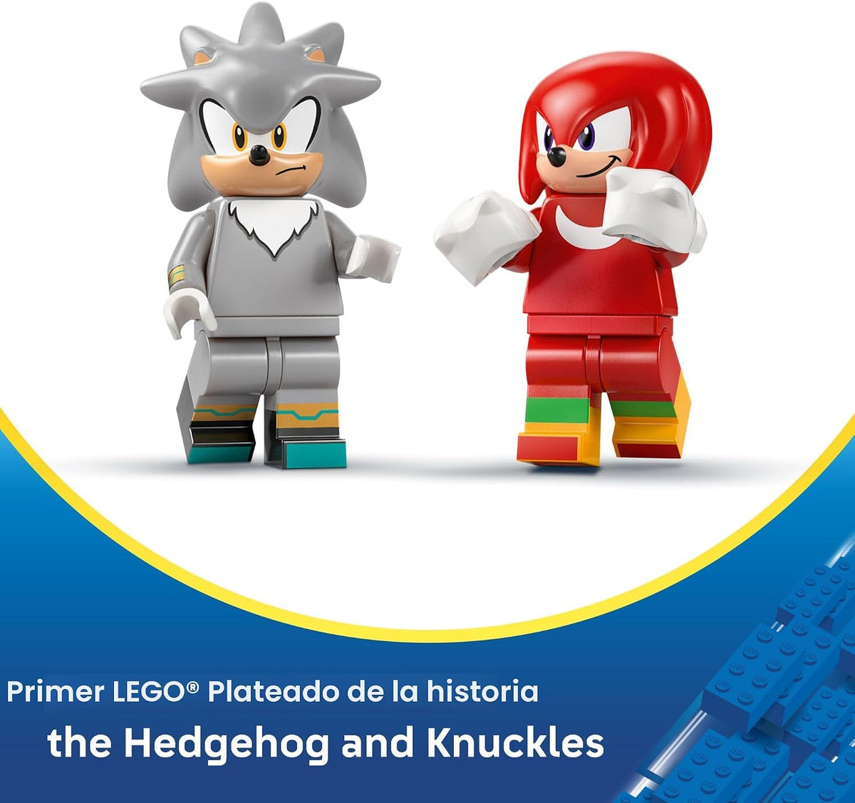 LEGO Sonic The Hedgehog Vehículo de Silver vs. Camión Monstruo de K...