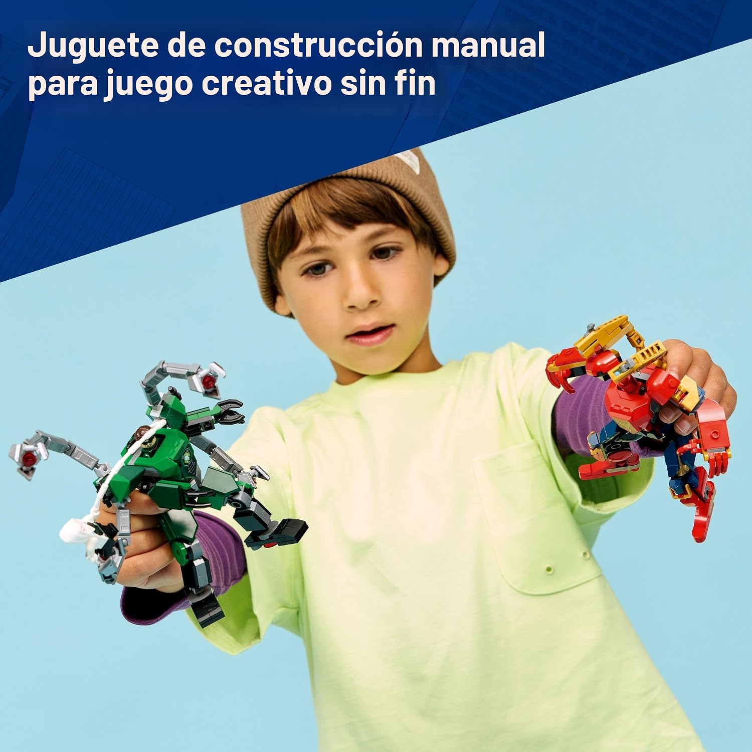 LEGO Marvel Mech Battle: Spider-Man vs. Doc Ock - Juguetes de const...