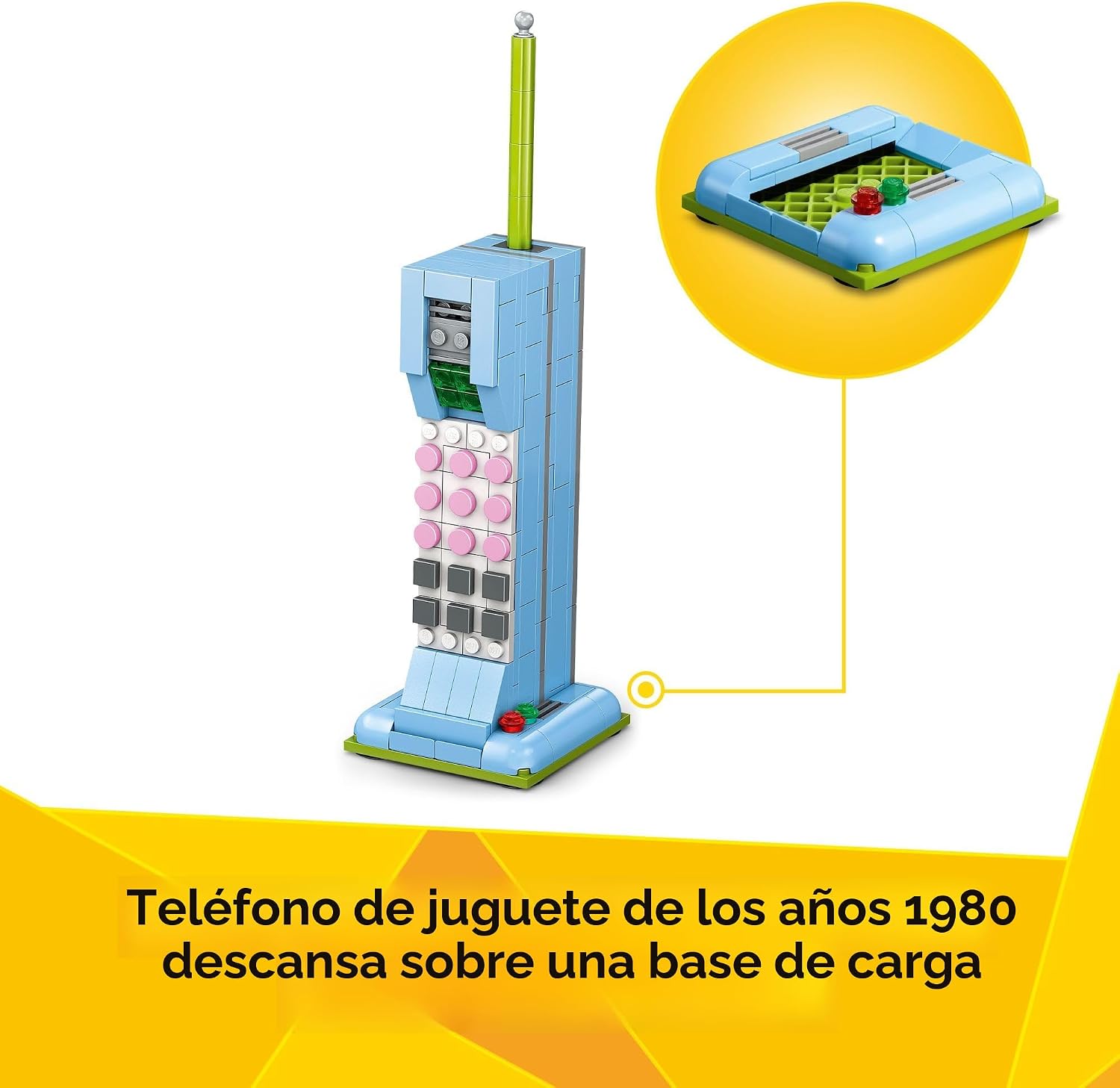 LEGO Creator 31174 - Teléfono retro 3 en 1 para niños, decoración d...