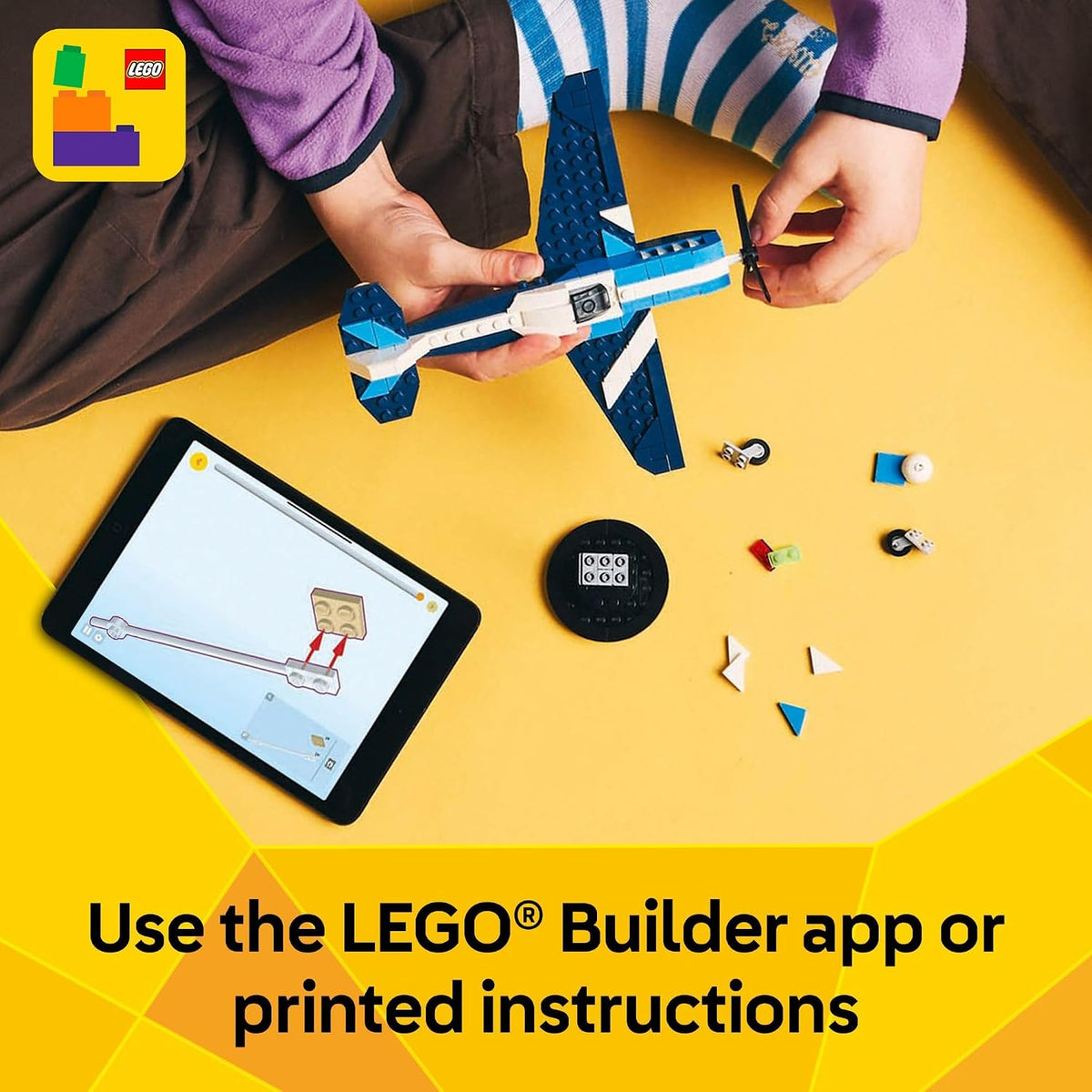 LEGO Creator 3 en 1 Avión de Carrera de Aviones Juguete - Juguete d...