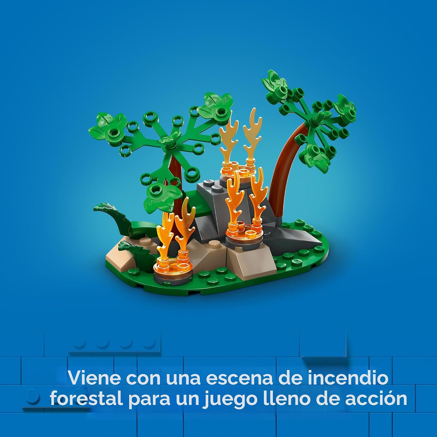 LEGO City Avión de Rescate de Bomberos - Juego de Bloques de Constr...