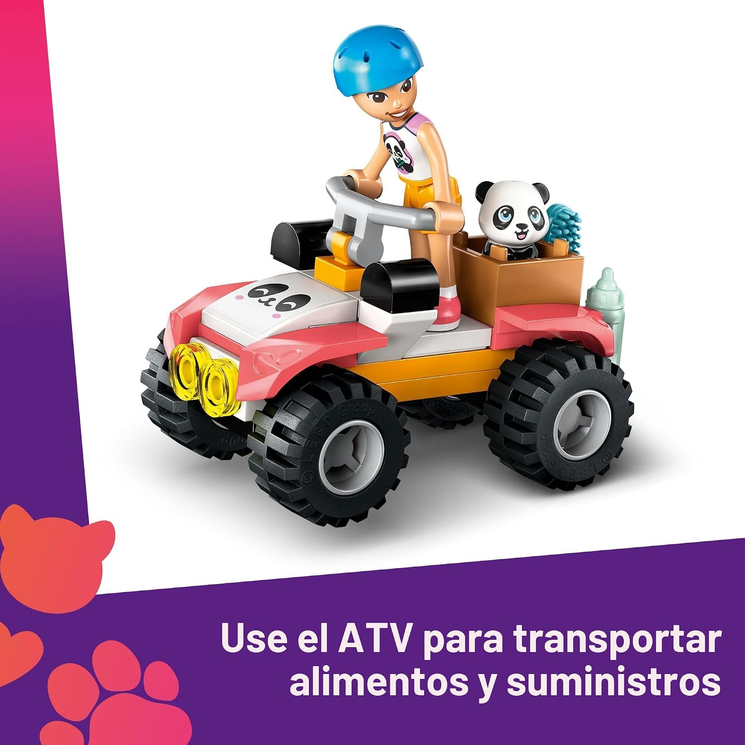 LEGO Friends Santuario de Pandas Cuidado de Animales Juego de Const...