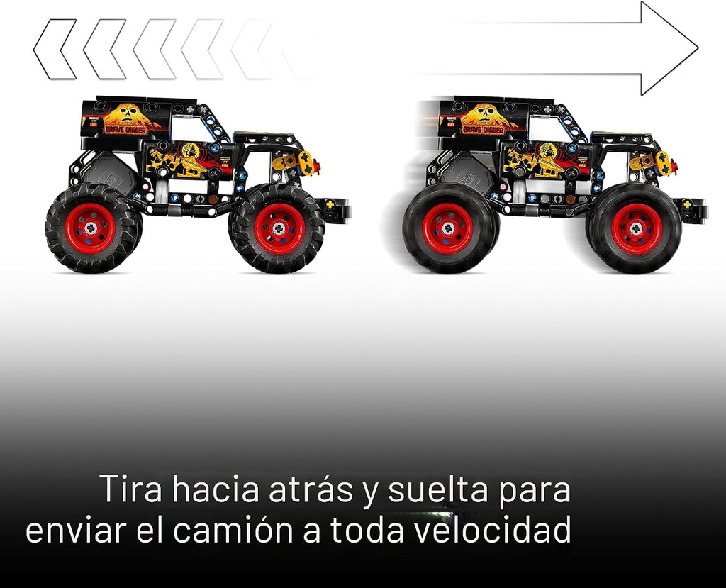 LEGO Technic Monster Jam Grave Digger - Juguete de construcción de...