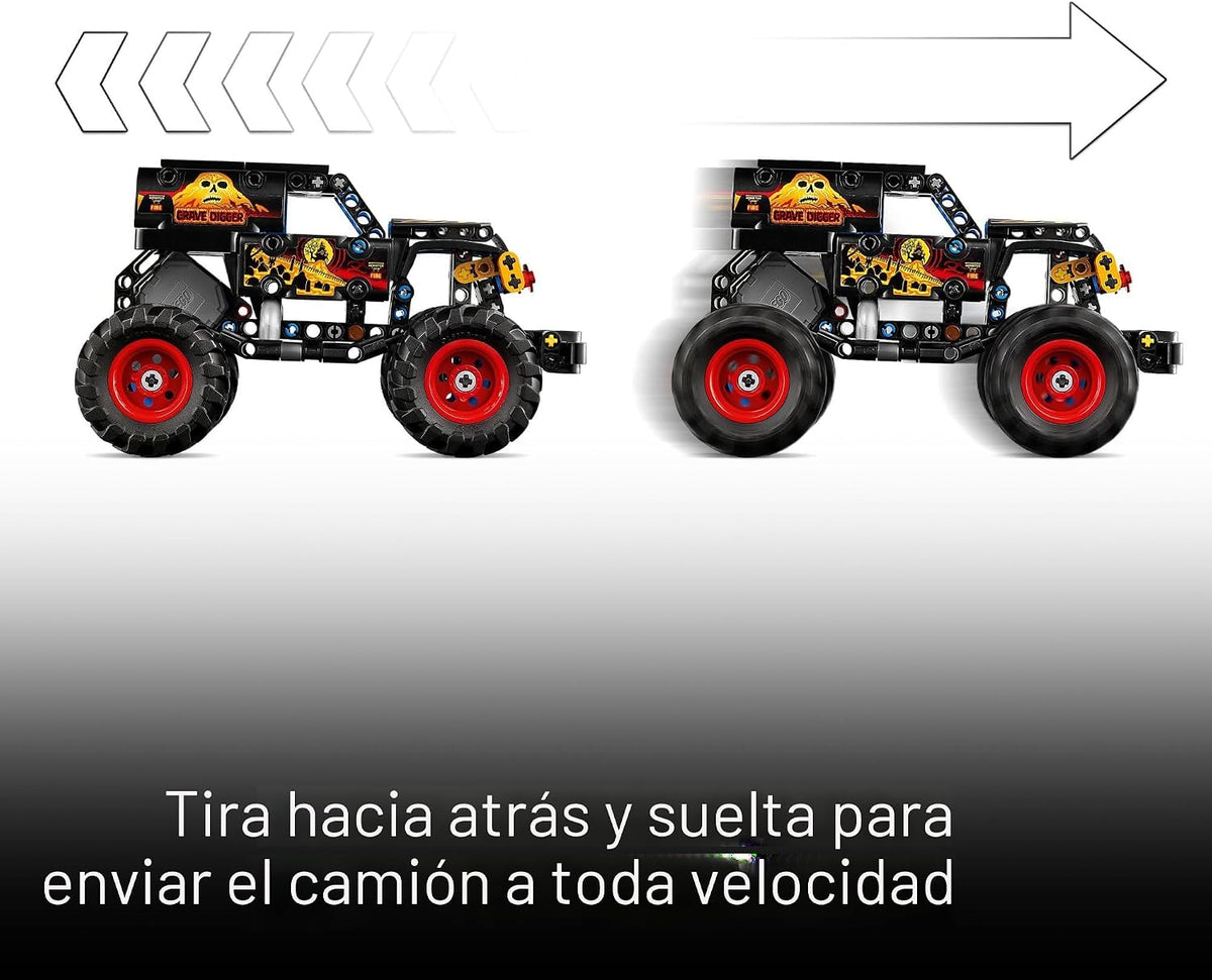 LEGO Technic Monster Jam Grave Digger - Juguete de construcción de...
