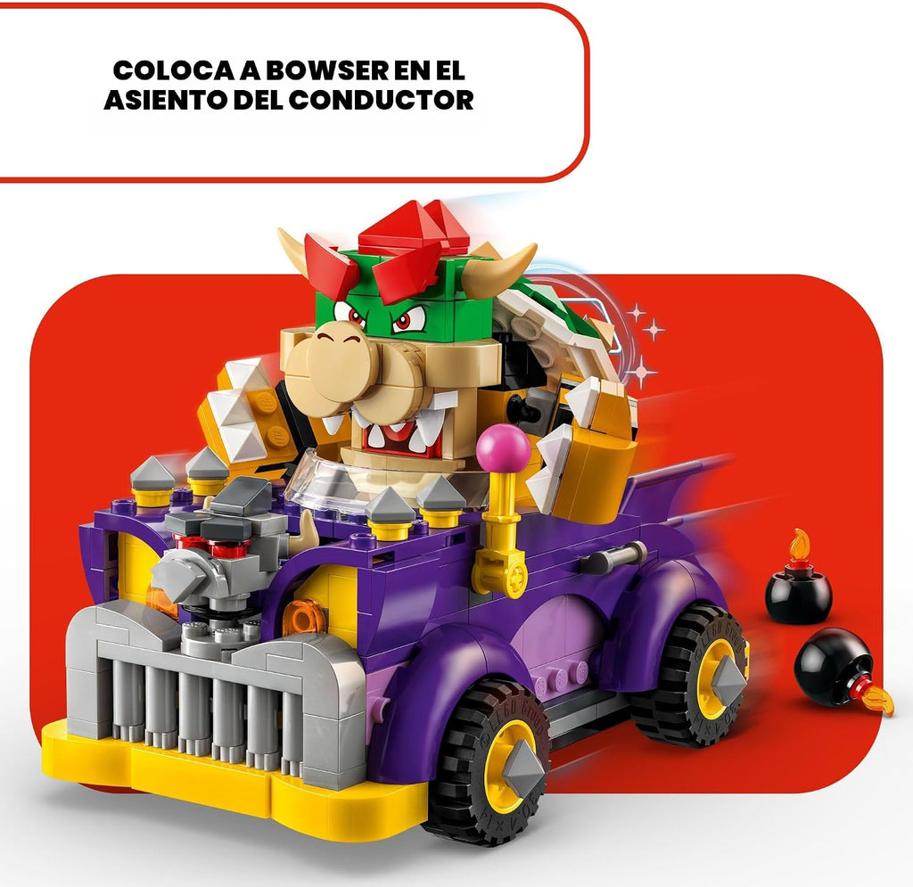 LEGO Super Mario Conjunto de Expansión de Coche Muscular de Bowser...