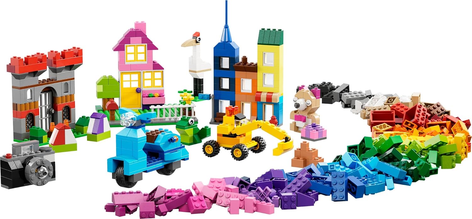 Caja de ladrillos creativos grandes y clásicos de la marca LEGO 106...