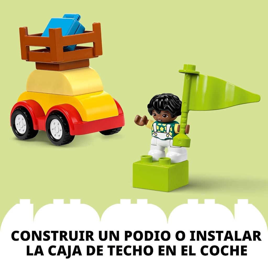 LEGO DUPLO Caja de Ladrillos de Autos y Camiones Clásicos Bloques d...