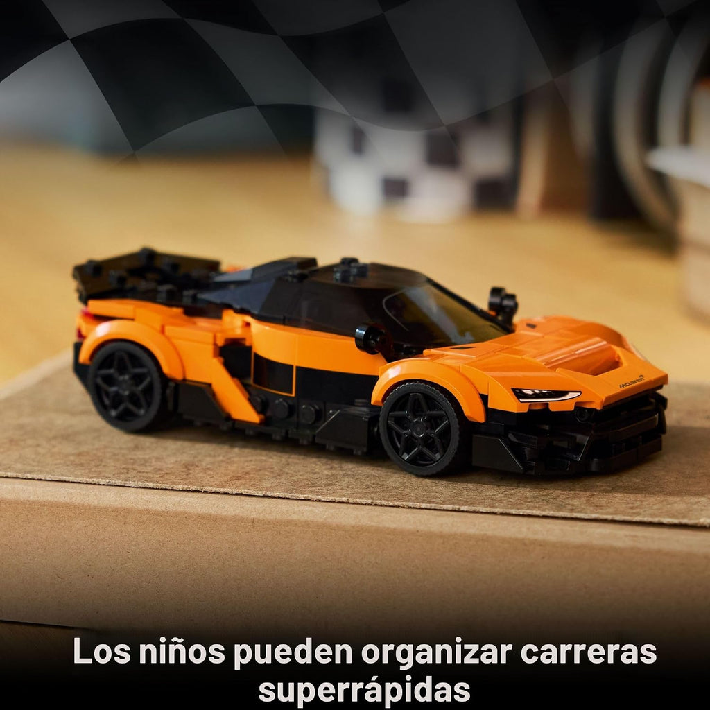LEGO Speed Champions McLaren W1 - Juguete de auto de carreras para...