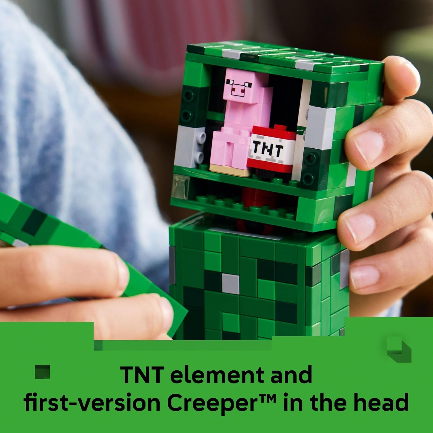 LEGO Minecraft The Creeper - Juguete de construcción para niños, ju...