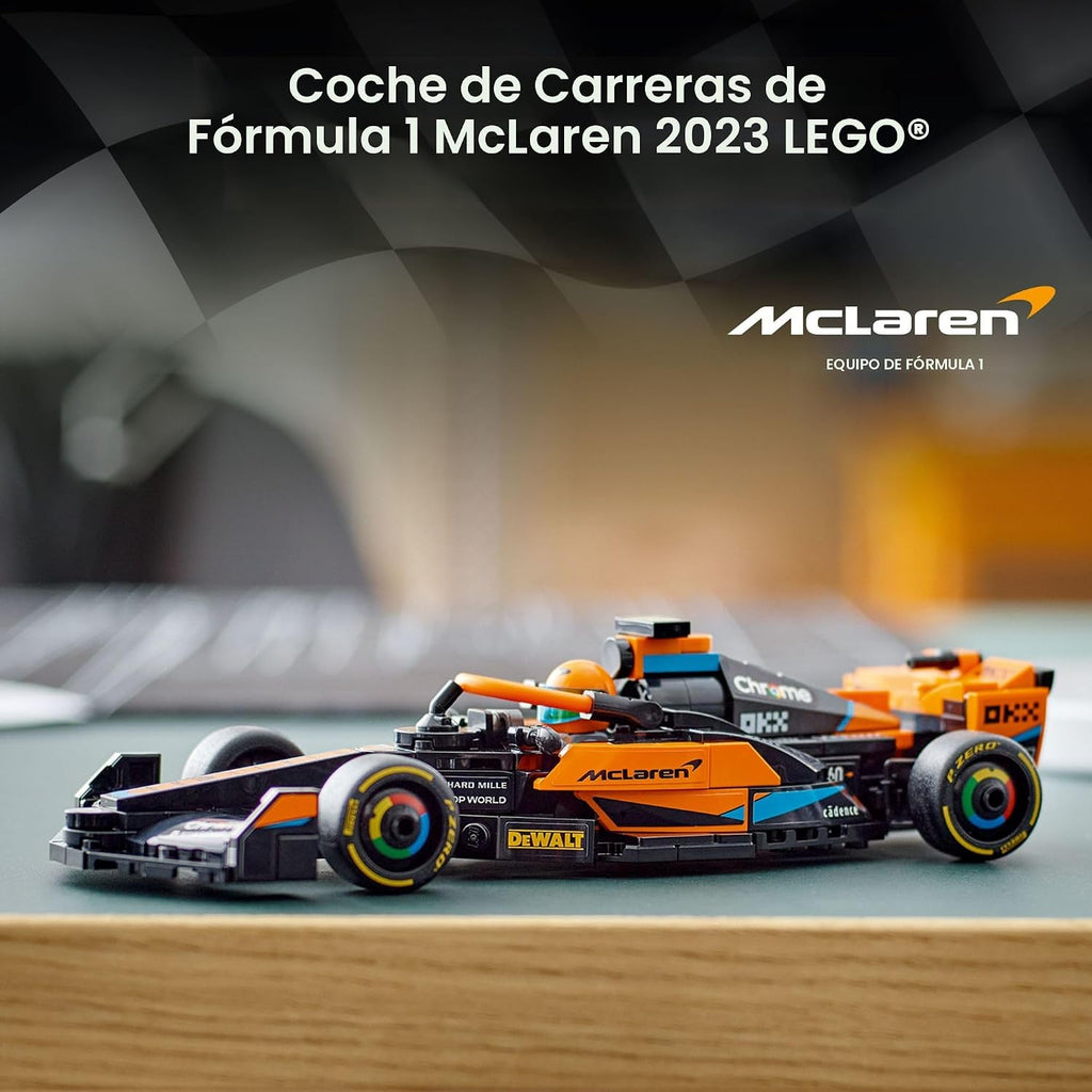 LEGO Speed Champions 2023 McLaren Fórmula 1 Juguete de auto de carr...