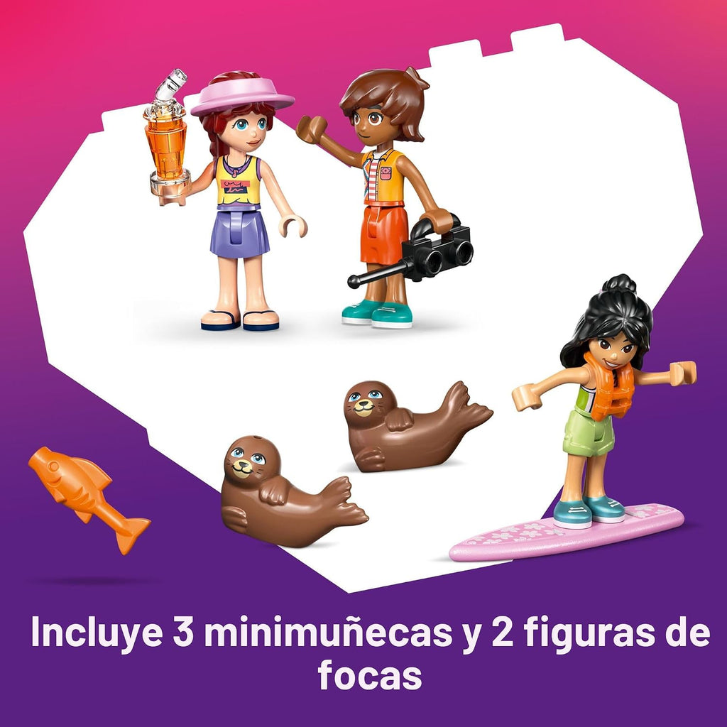 LEGO Friends Beach House with Seals - Juguete de construcción para...