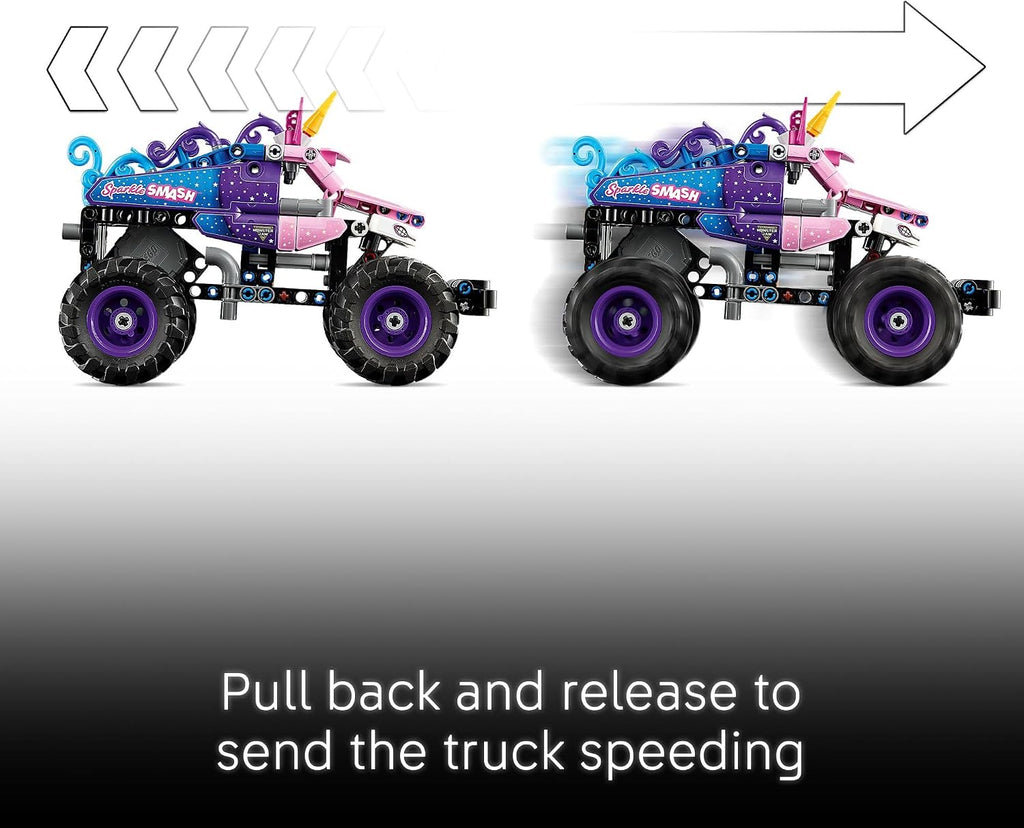 LEGO Technic Monster Jam Sparkle Smash Camión de Juguete con Retroc...