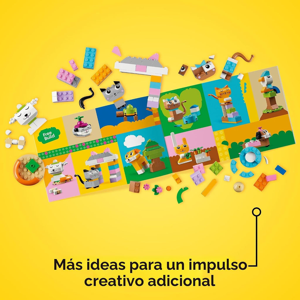 LEGO Classic Mascotas Creativas, Juguete de Animales de Bloques de...