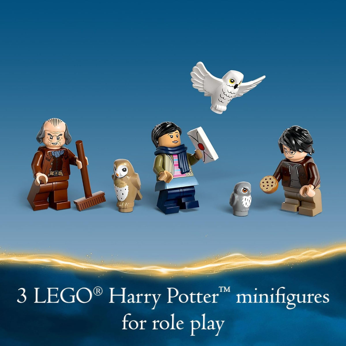 LEGO Harry Potter Castillo de Hogwarts con leonera, juguete de fant...