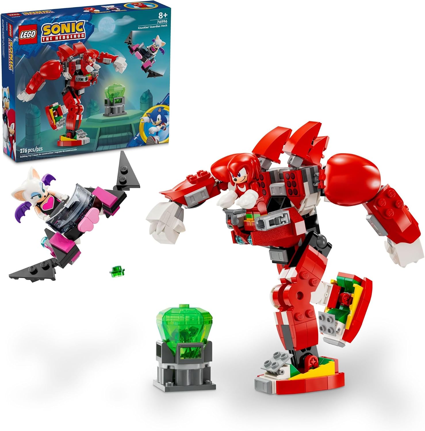 LEGO Sonic The Hedgehog, Set de Construcción de Mech Guardian de Kn...