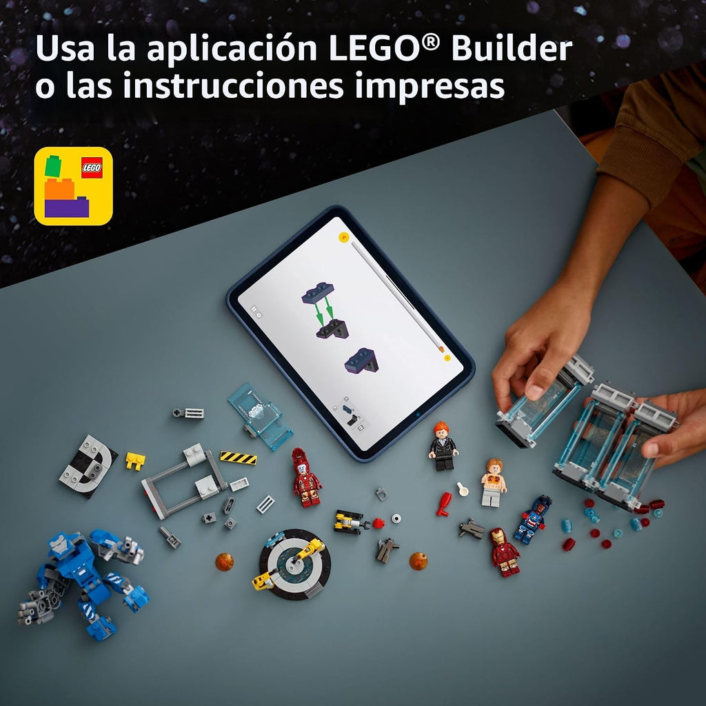 LEGO Marvel Laboratorio de Iron Man: Juguete de construcción del Sa...