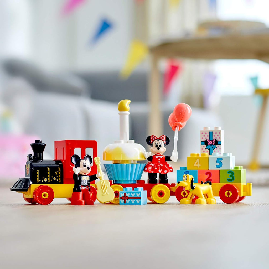 LEGO DUPLO Disney Mickey &amp; Minnie Tren de cumpleaños 10941 - Ju...