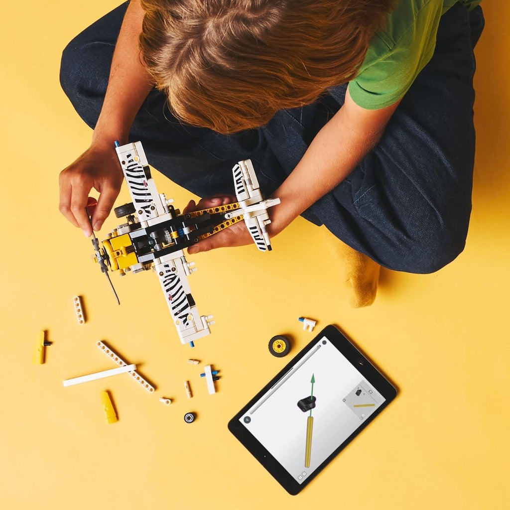 Avión de juguete LEGO Technic - Avión de juguete para construir par...