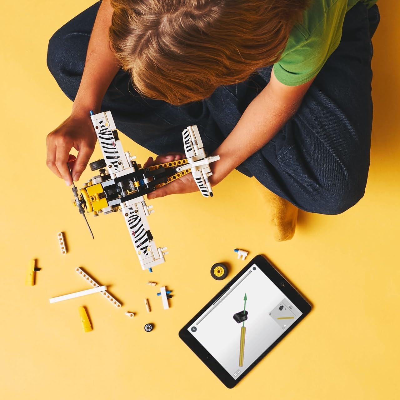 Avión de juguete LEGO Technic - Avión de juguete para construir par...