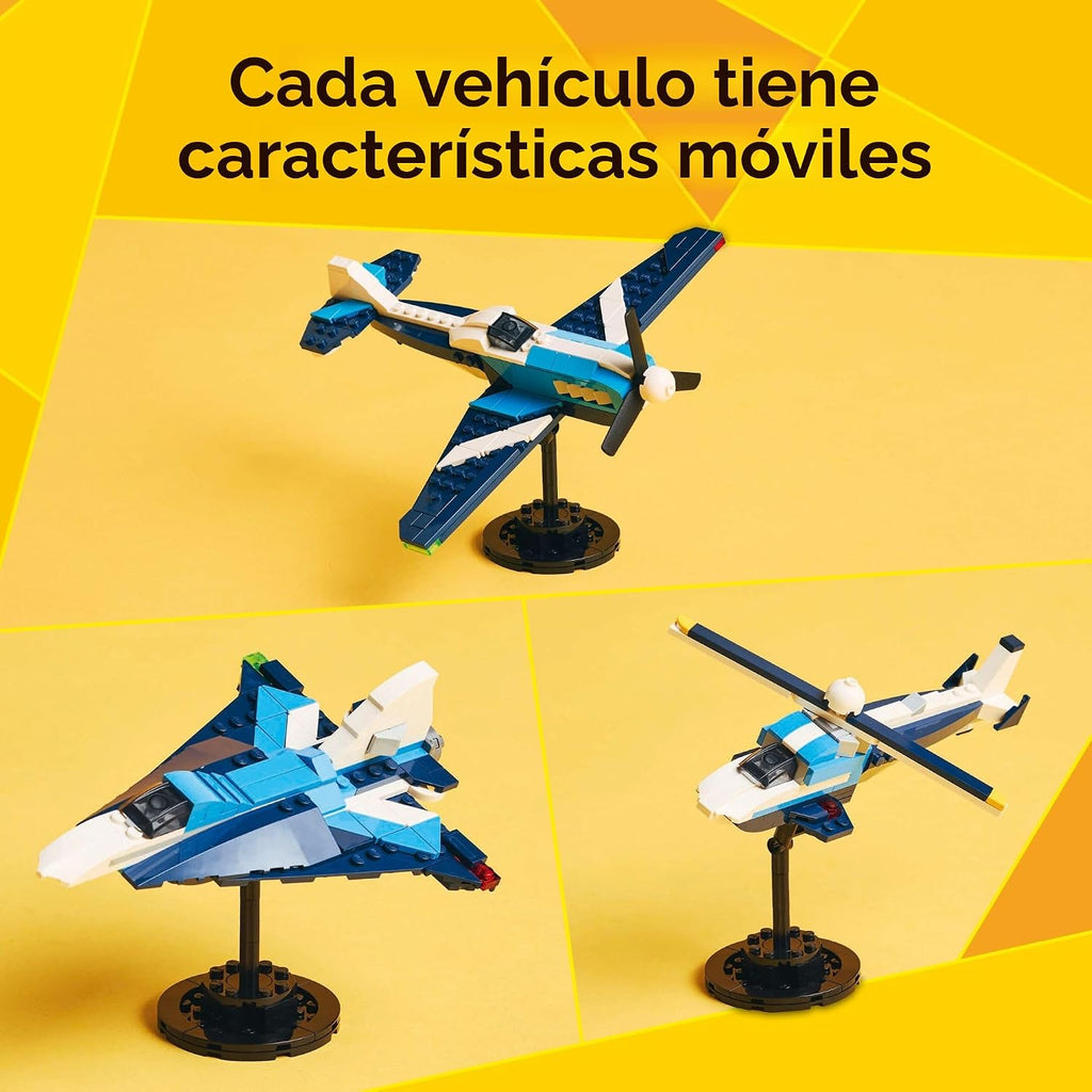 LEGO Creator 3 en 1 Avión de Carrera de Aviones Juguete - Juguete d...