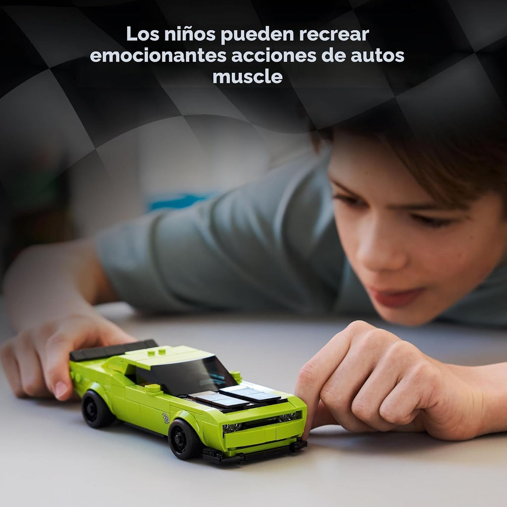 LEGO Speed Champions Dodge Challenger SRT Hellcat Juguete de Auto D...