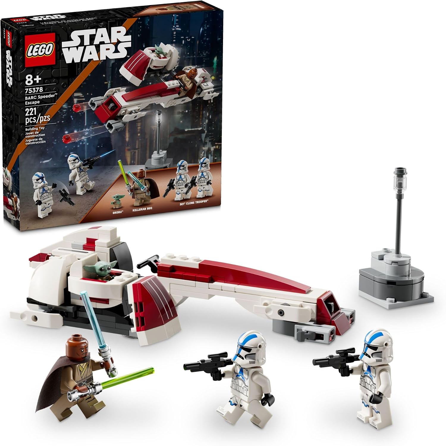 LEGO Star Wars BARC Speeder Escape, juego de construcción de juguet...
