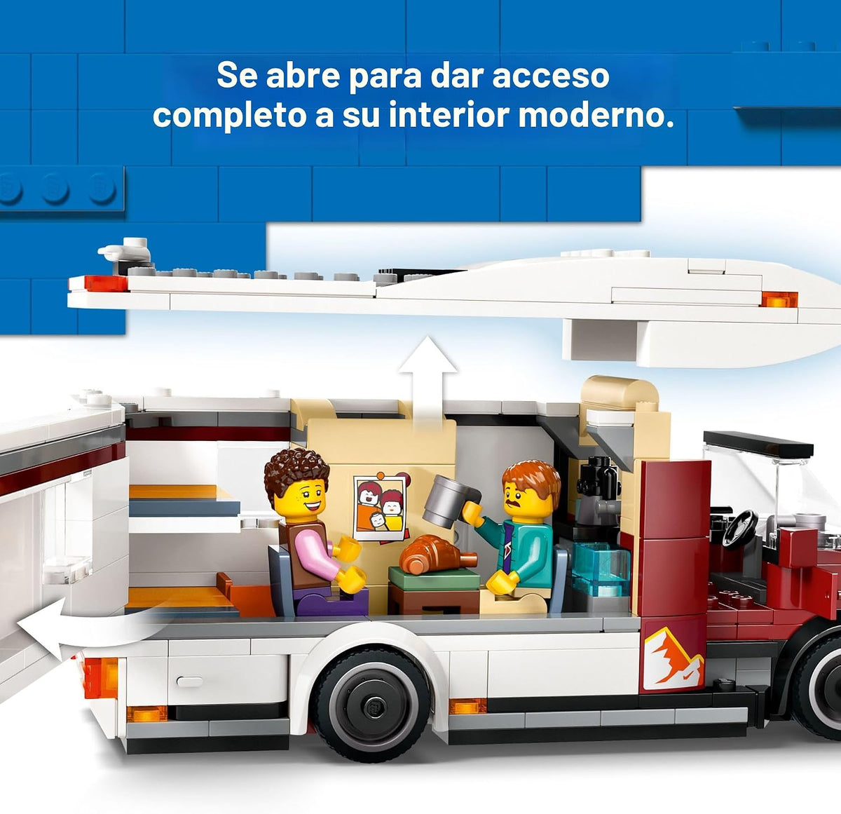 LEGO City - Furgoneta de Vacaciones de Aventura Festiva 60454 - Jue...