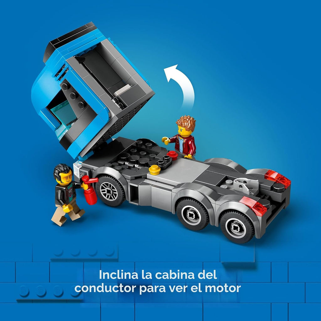 LEGO City Camión Transportador de Autos con Autos Deportivos Juego...