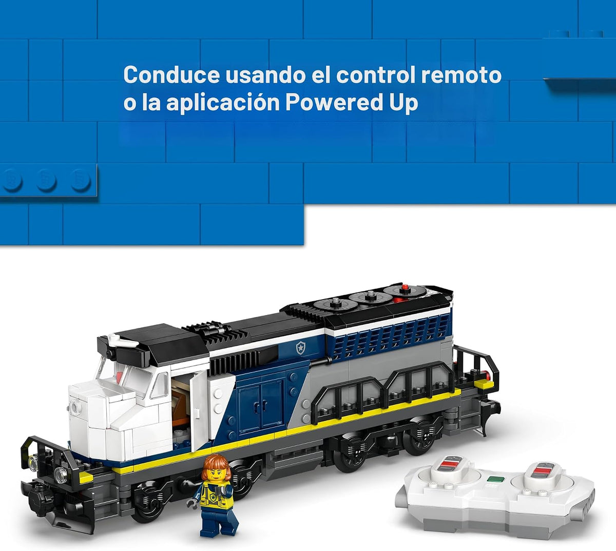 LEGO City Police Train Heist - Juego de tren con juguete de coche d...