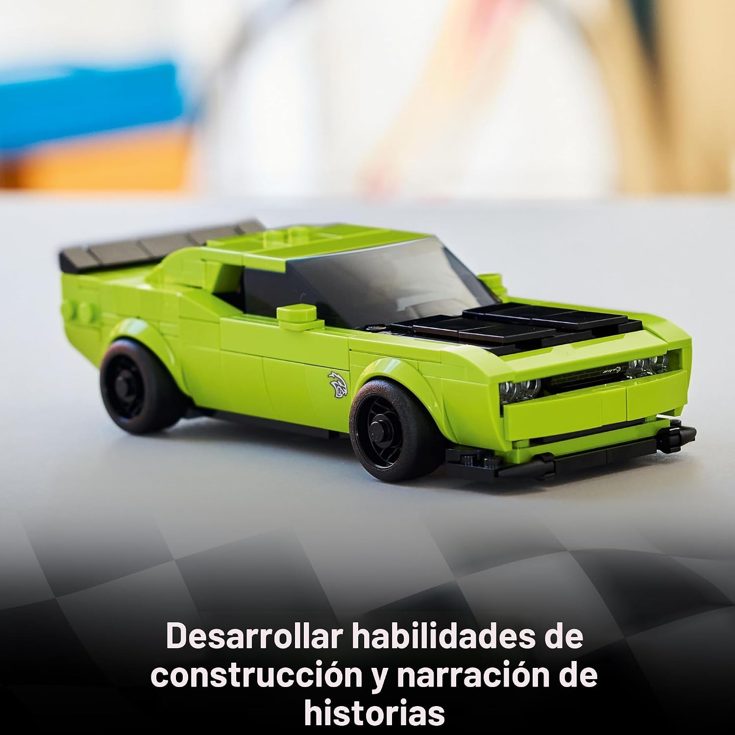 LEGO Speed Champions Dodge Challenger SRT Hellcat Juguete de Auto D...