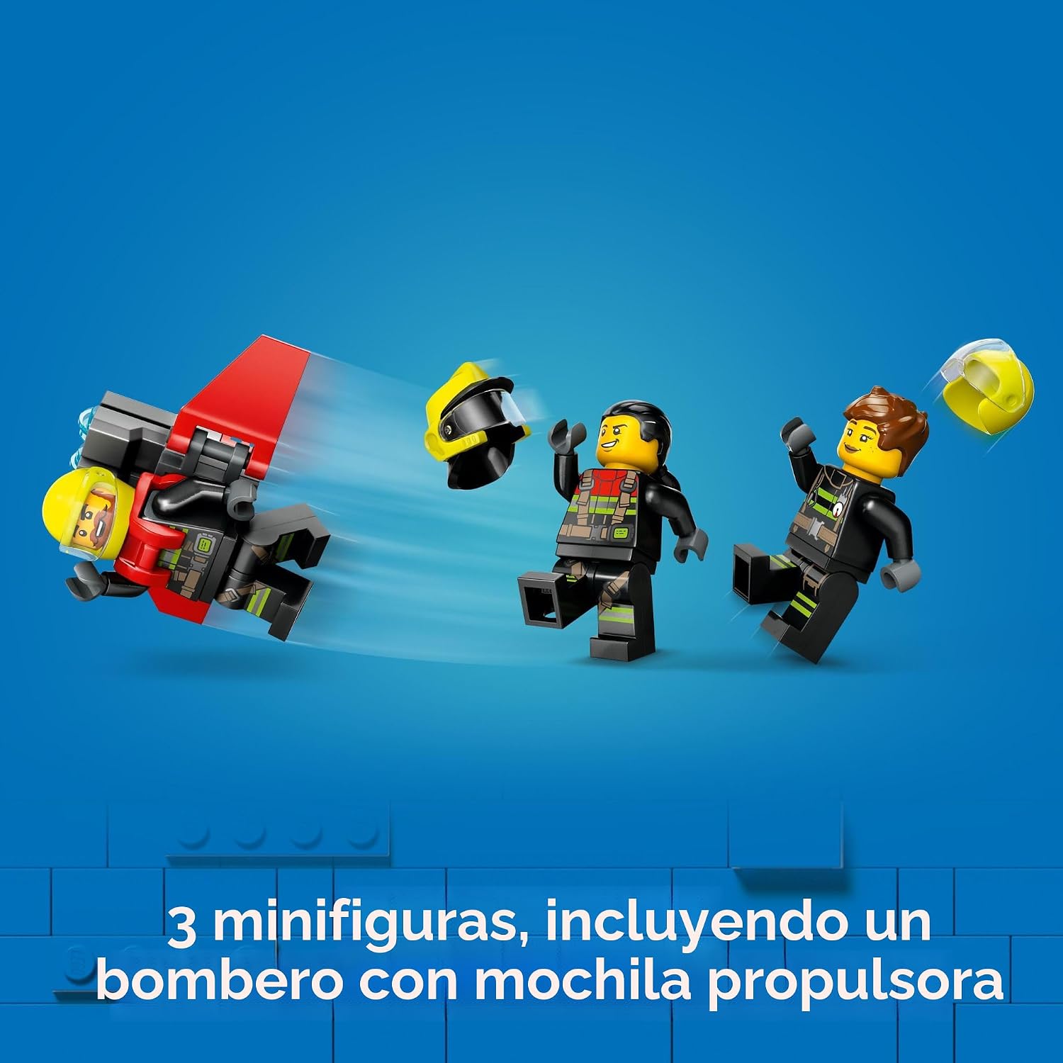 LEGO City Avión de Rescate de Bomberos - Juego de Bloques de Constr...