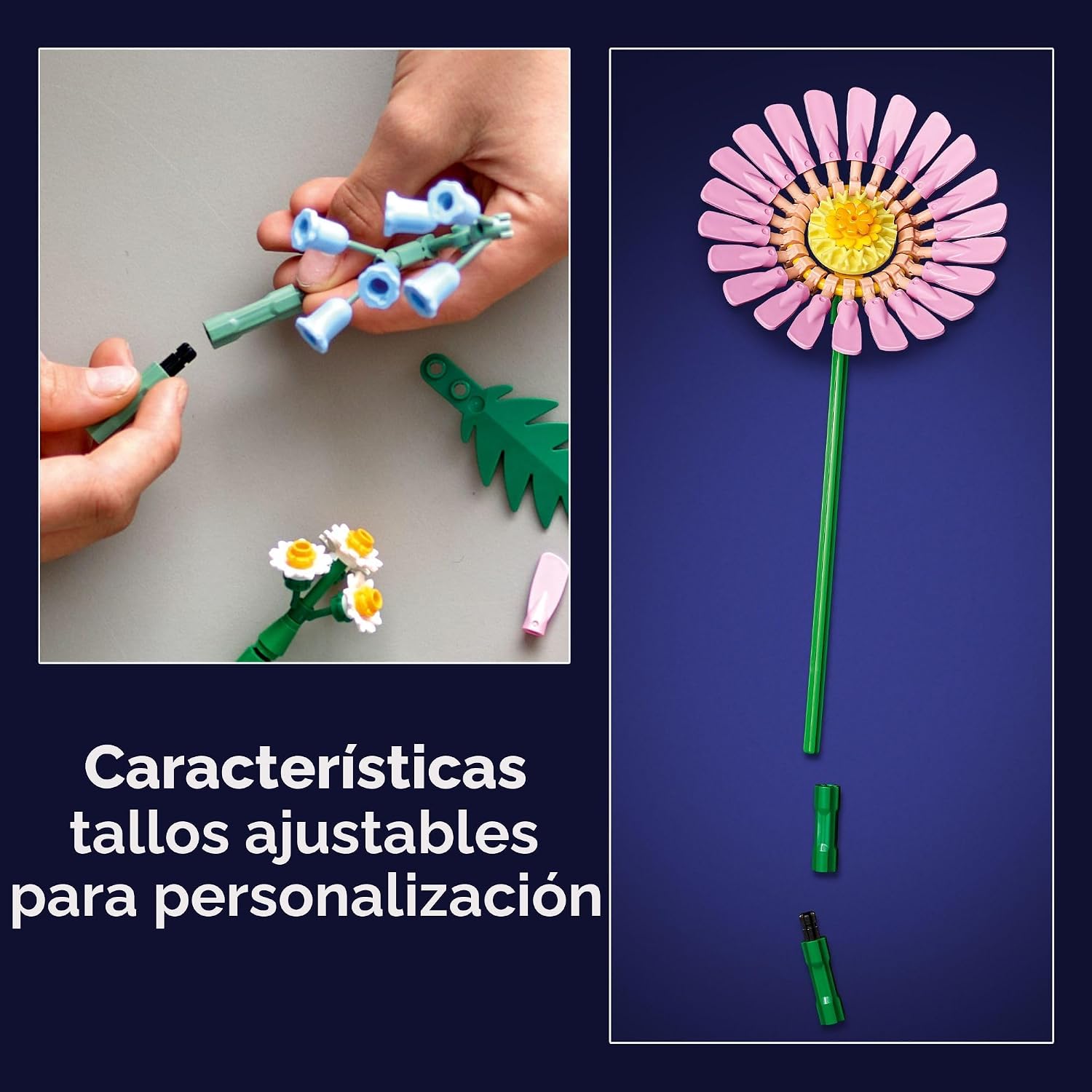 LEGO Botanicals - Juguete de construcción de ramo pequeño soleado \...