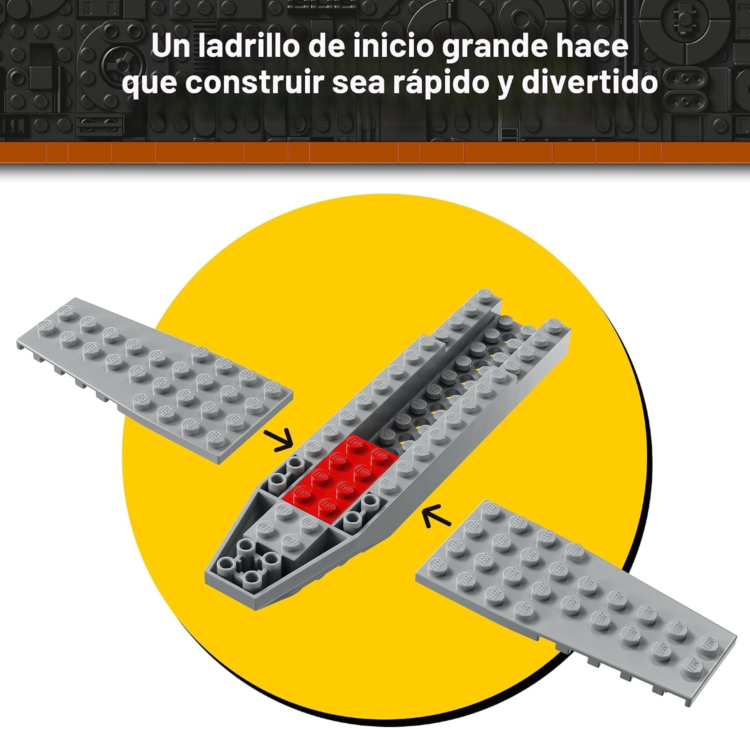 LEGO Star Wars: El conjunto de construcción de Mando y Grogu del N-...
