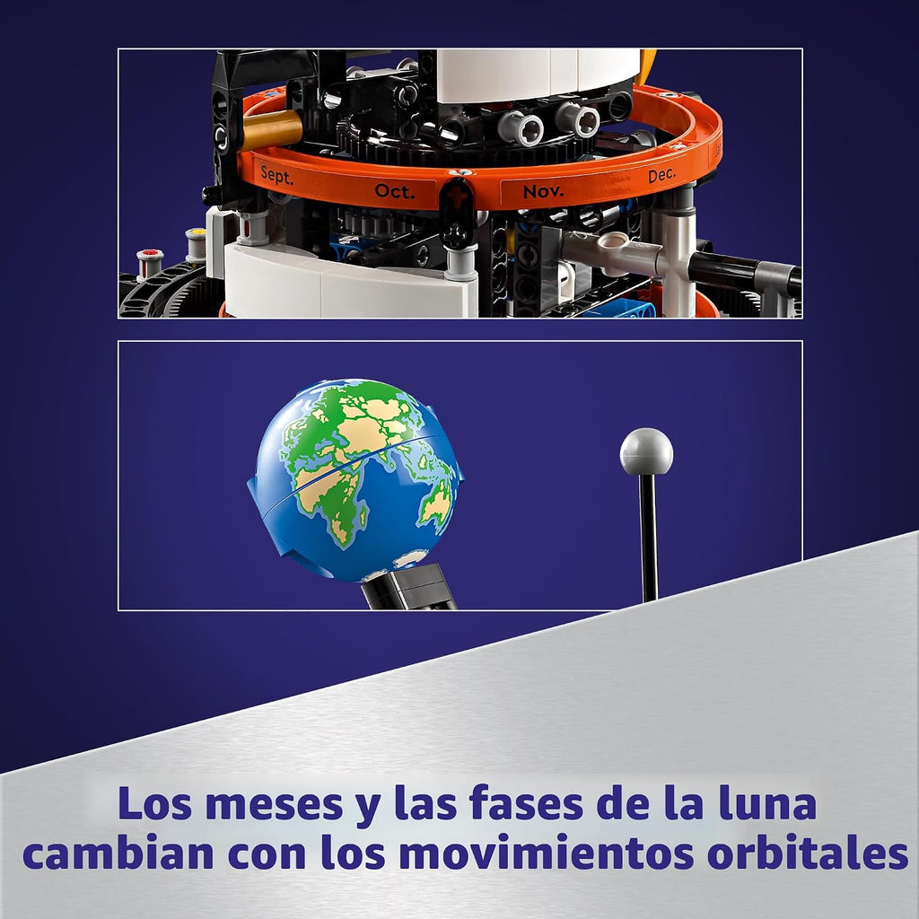 Set de construcción LEGO Technic Planet Earth and Moon in Orbit, re...
