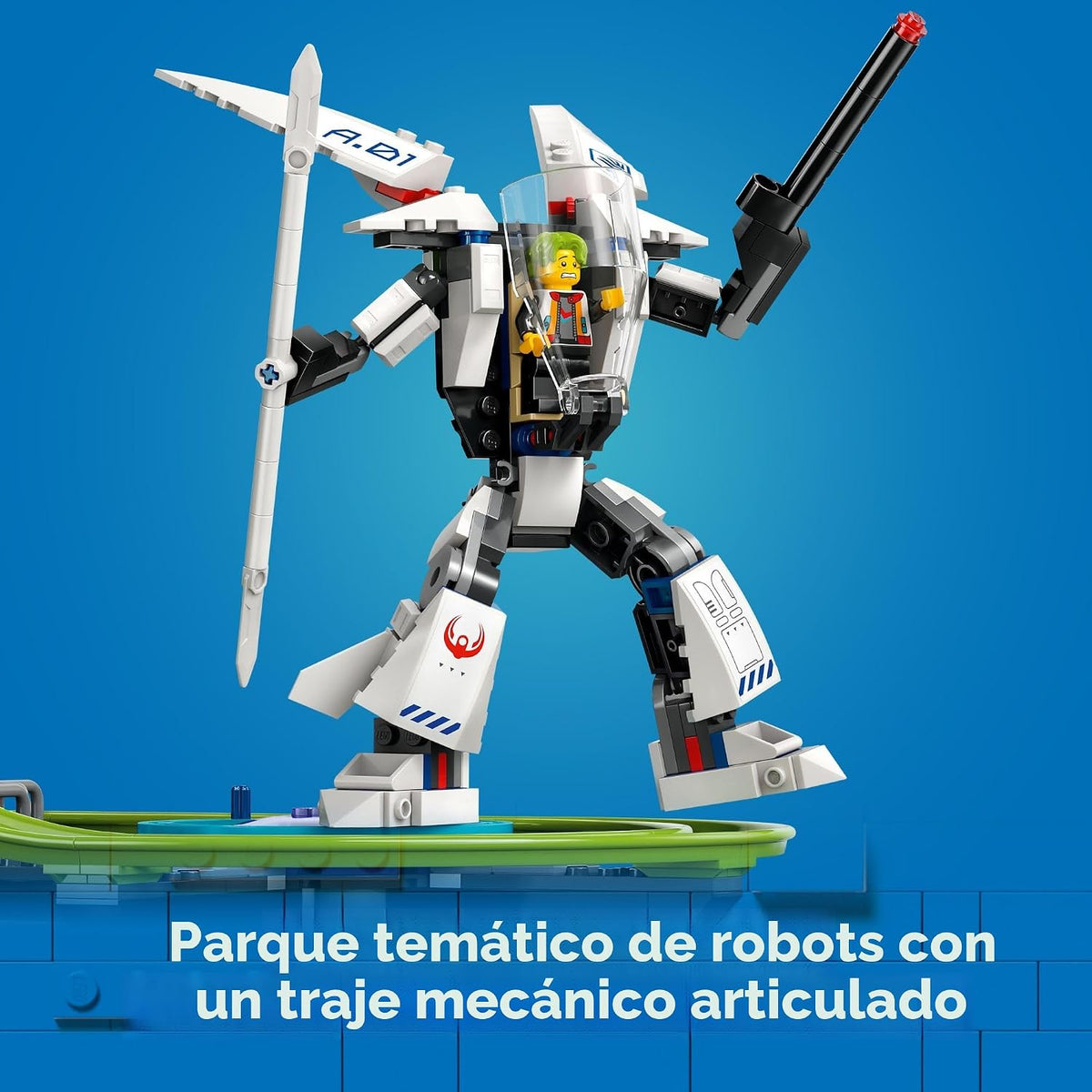 LEGO City Robot World Montaña Rusa Set de Construcción - Juguete de...