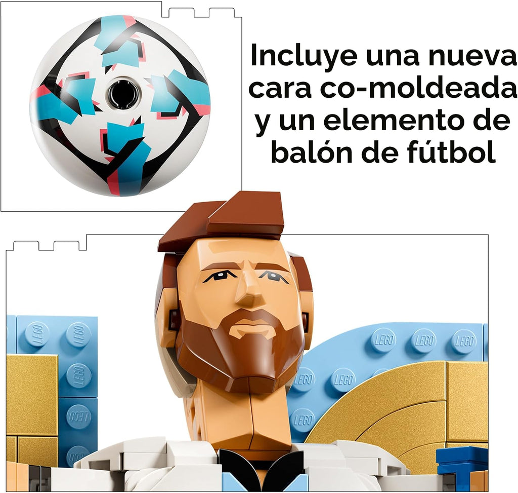 LEGO Editions Lionel Messi - Leyenda del fútbol - Juego de construc...