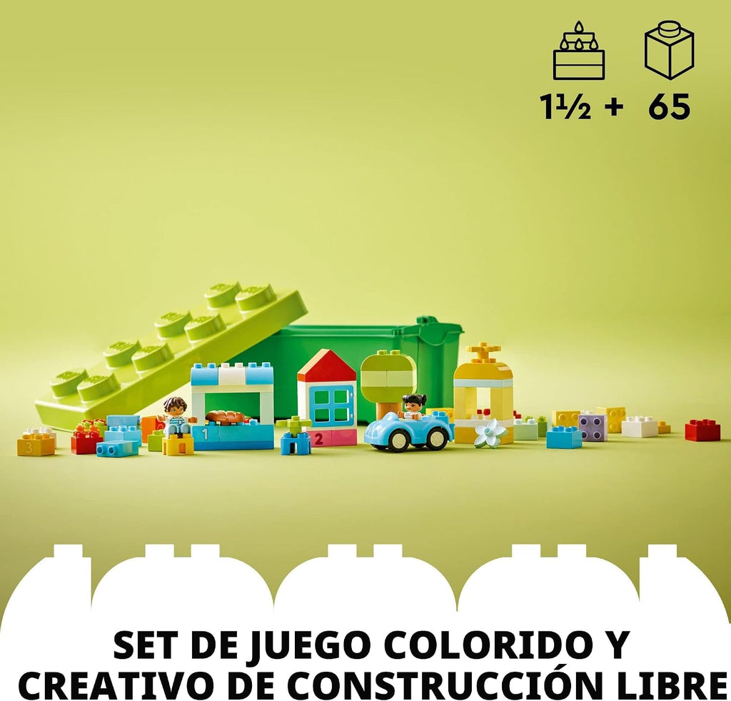 LEGO DUPLO 10913 - Caja de ladrillos clásica con caja de almacenami...