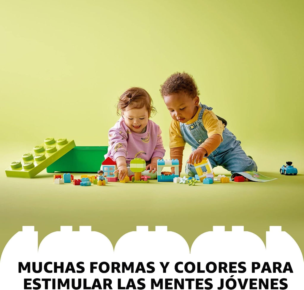 LEGO DUPLO 10913 - Caja de ladrillos clásica con caja de almacenami...