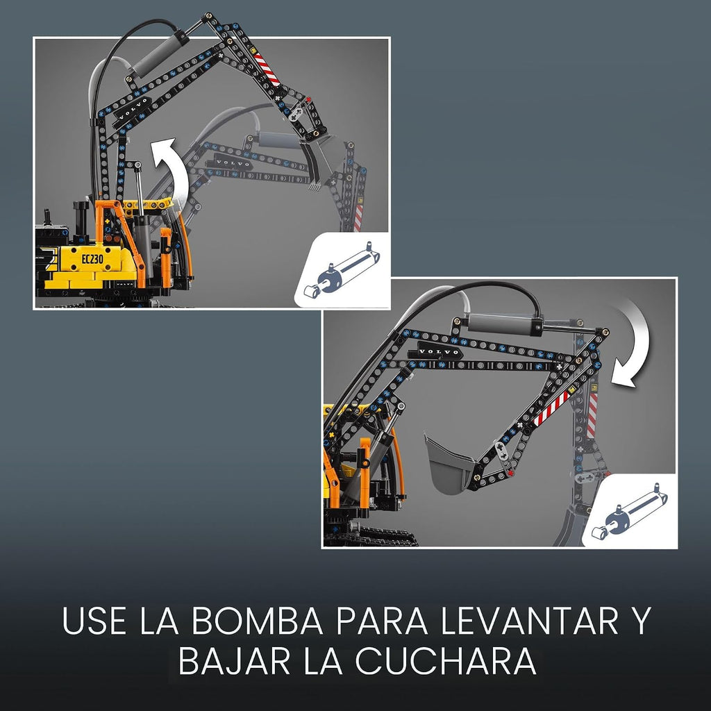LEGO Technic Volvo FMX Truck &amp; EC230 Excavadora Eléctrica Jugue...