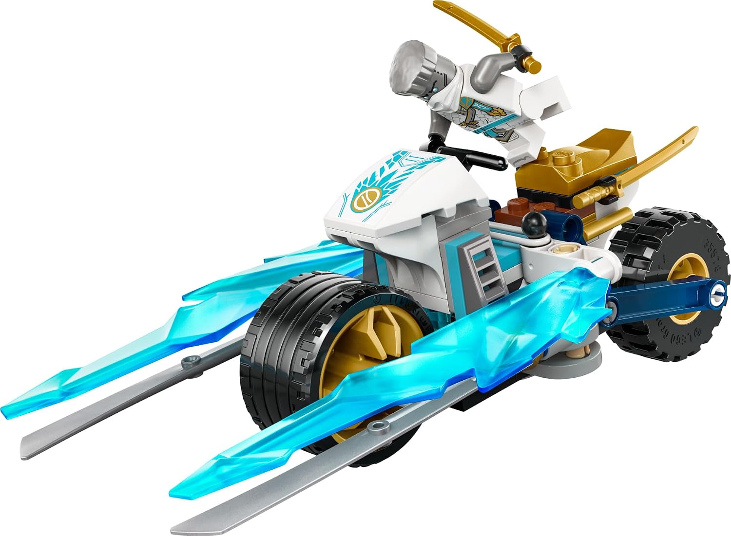 LEGO NINJAGO Motocicleta de Hielo de Zane con 1 Minifigura Incluida...