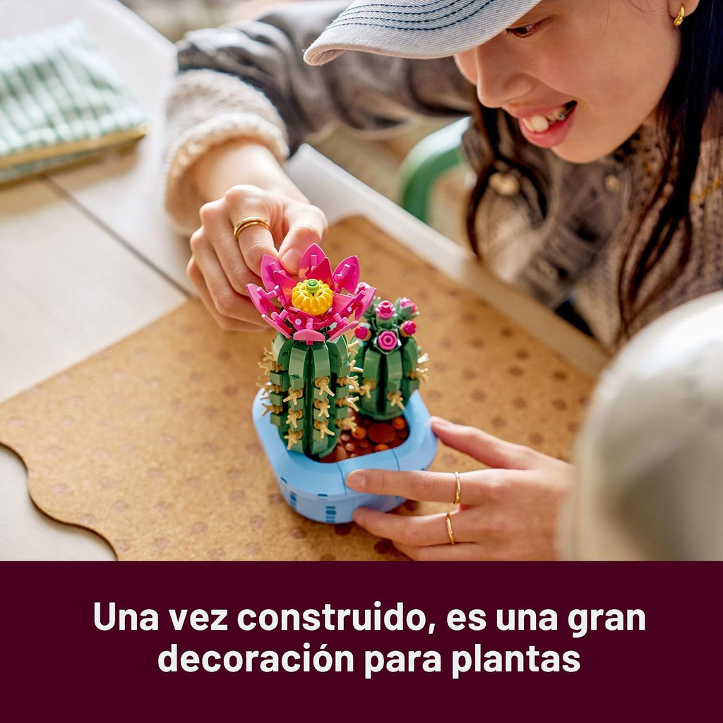LEGO Botanicals - Juguete de construcción de cactus con flores - Ki...