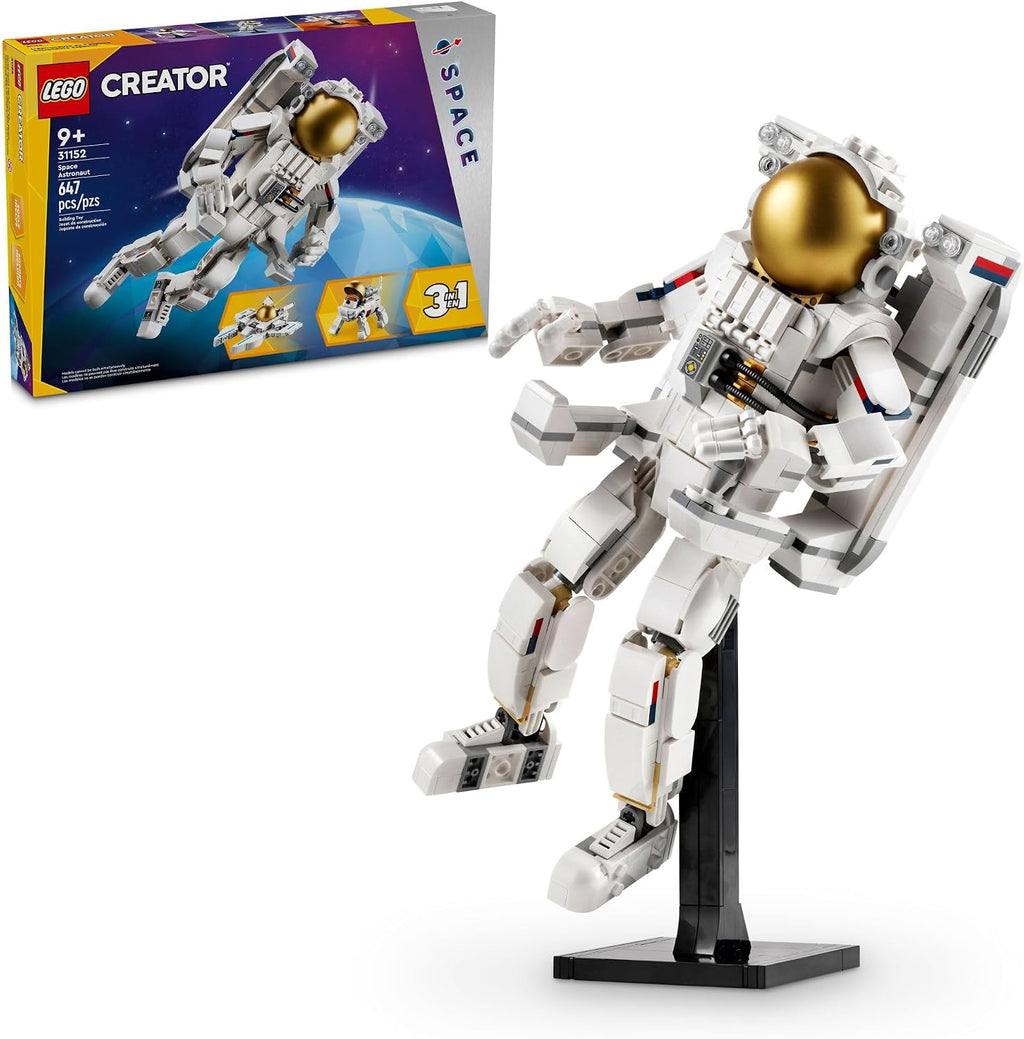 LEGO Creator 3 en 1 Juguete de Astronauta Espacial, Set de Construc...