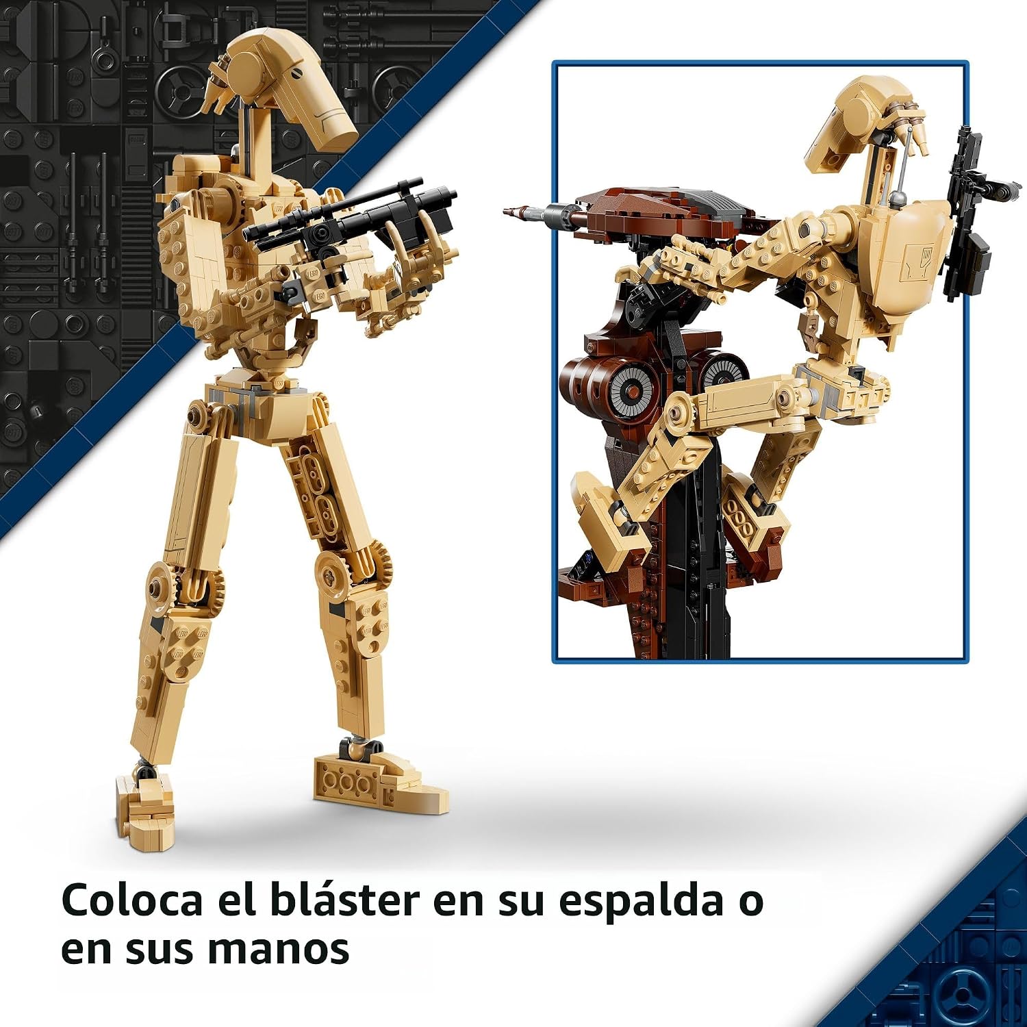 LEGO Star Wars: The Phantom Menace Battle Droid con STAP - Juguete...
