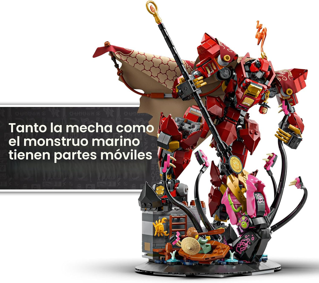 LEGO NINJAGO - Juego de construcción de The Fire Knight Mech - Kit...