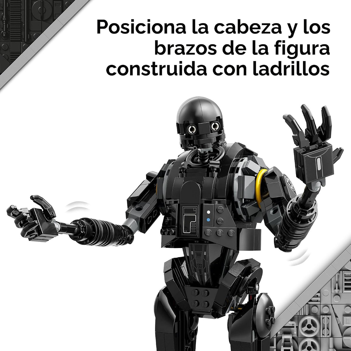 LEGO Star Wars: Andor K-2SO - Droide de seguridad - Juguete de cons...