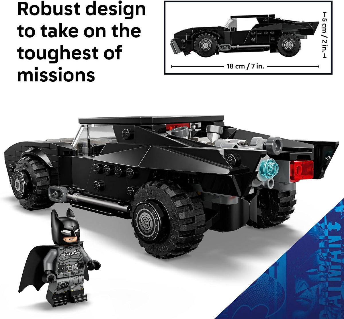 LEGO DC Batman: The Batman Batmobile - Juguete de construcción para...