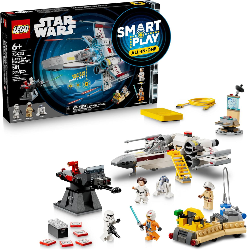 LEGO Star Wars SMART Play: Luke's Red Five X-Wing - Juguete int...