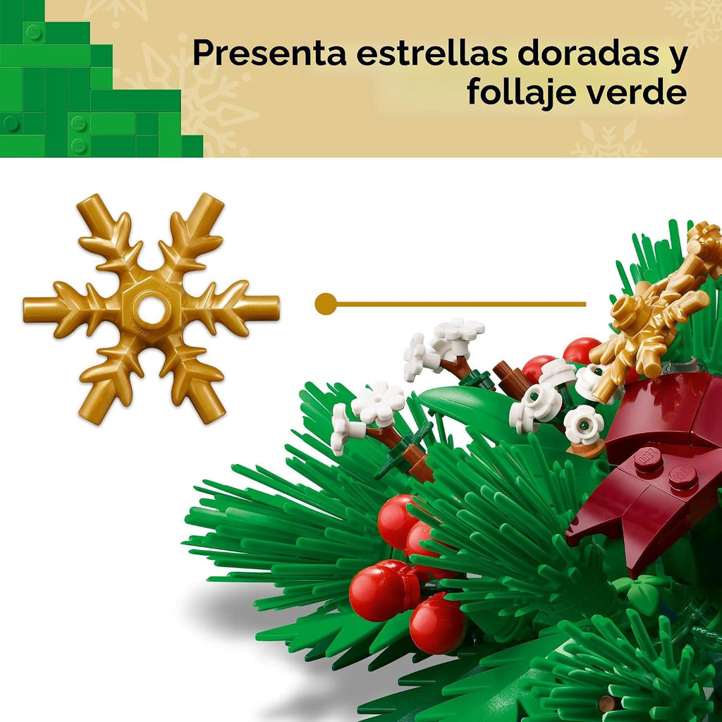 LEGO Decoración de Mesa Navideña - Juguete de Construcción para Niñ...