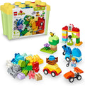LEGO DUPLO Caja de Ladrillos de Autos y Camiones Clásicos Bloques d...