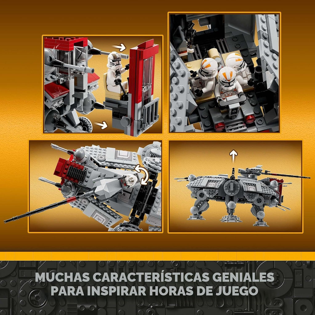 LEGO Star Wars at-TE Walker 75337 Juguete posable, juego de La veng...